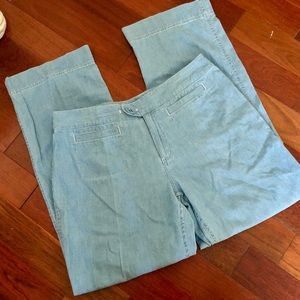 ❤️5/$25 Sigrid Olson Modernist Denim Trouser Pants